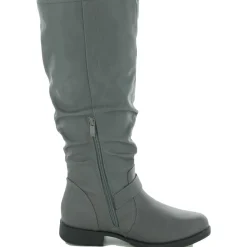 Stormy Faux Leather Knee-High Knee-High Boots