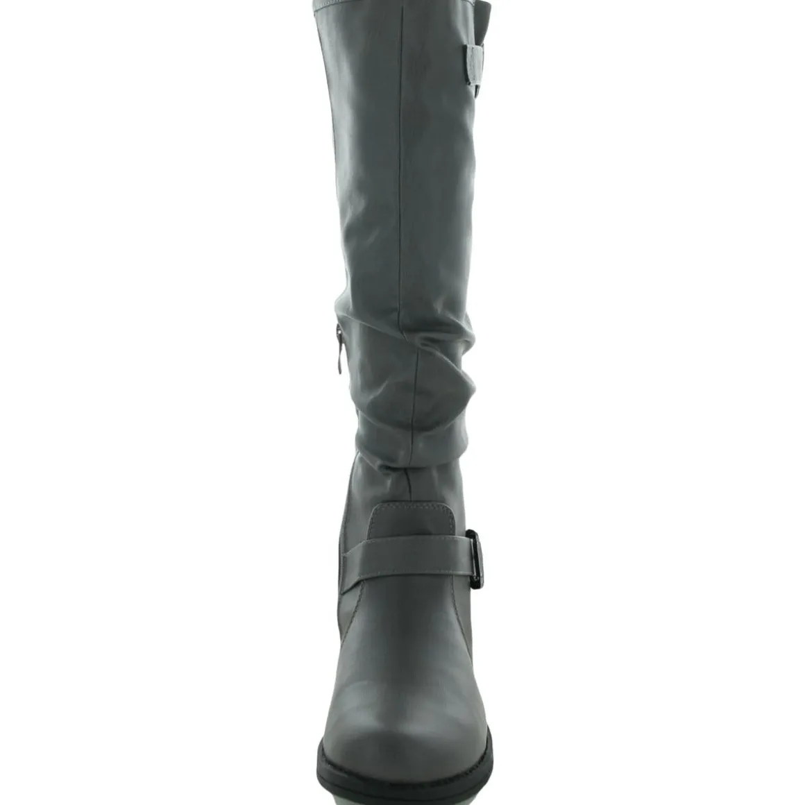 Stormy Faux Leather Knee-High Knee-High Boots