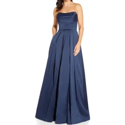 Strapless Maxi Evening Dress