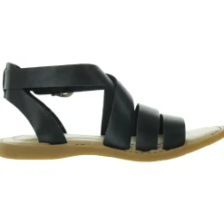Strappy Leather Flatform Sandals