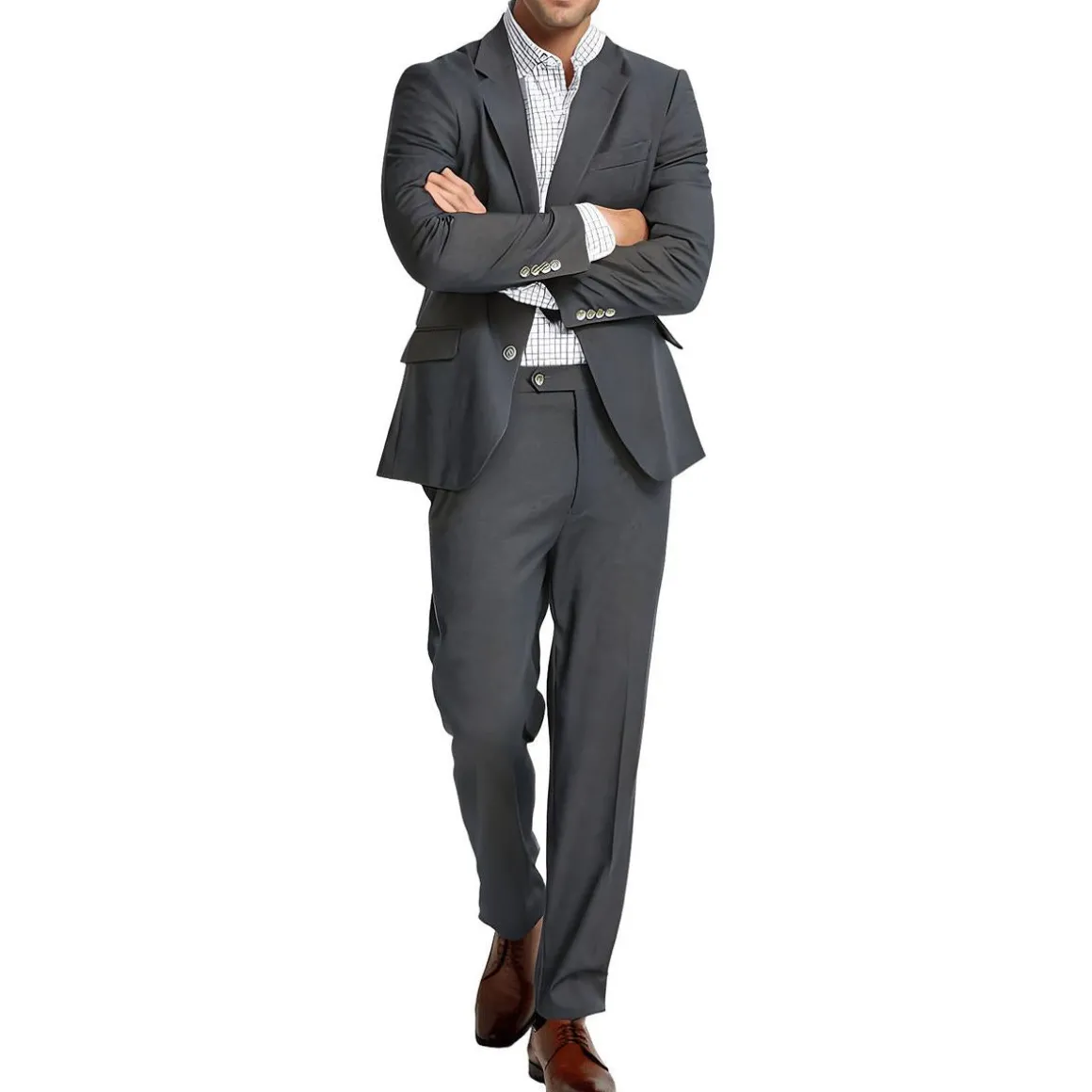 Stretch Two-Button Suit