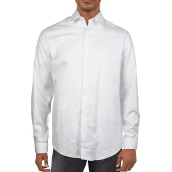 Stretch Cotton Button-Down Shirt