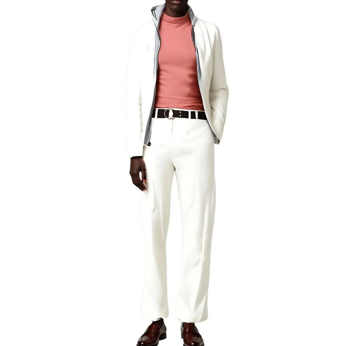 Stretch Cotton Two-Button Suit