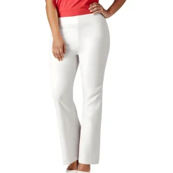 Stretch Crepe Flared Pants