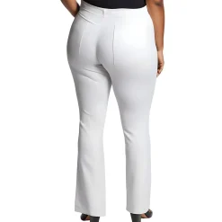 Stretch Crepe Flared Pants