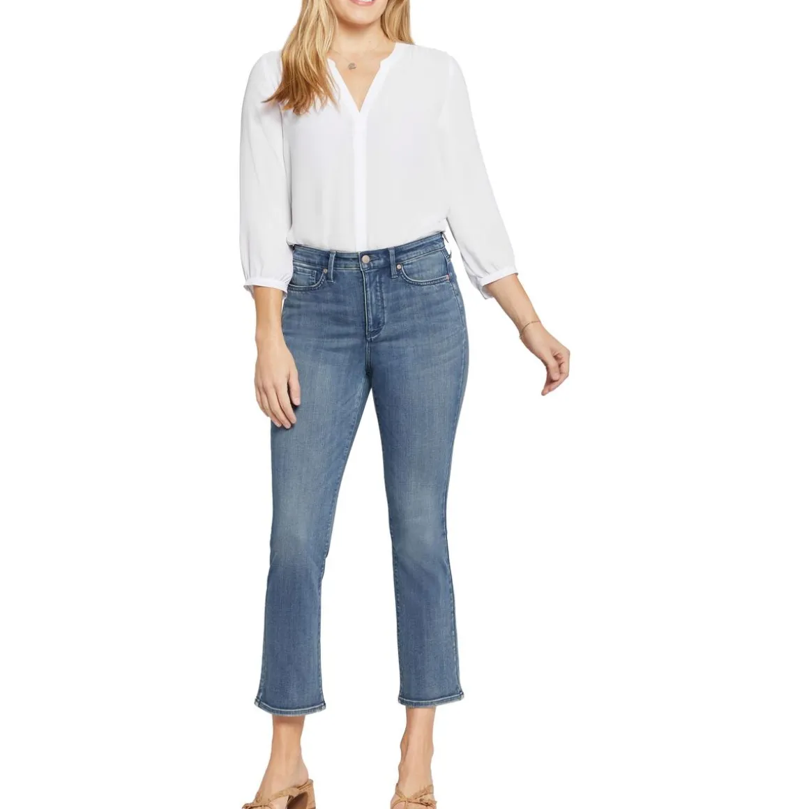 Stretch Denim Bootcut Jeans