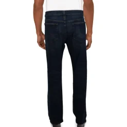 Stretch Denim Straight Leg Jeans
