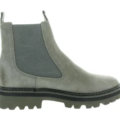 Stretch Suede Chelsea Boots