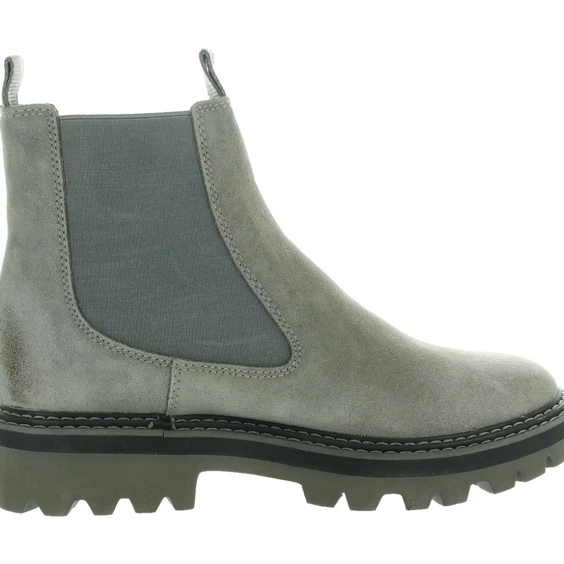 Stretch Suede Chelsea Boots