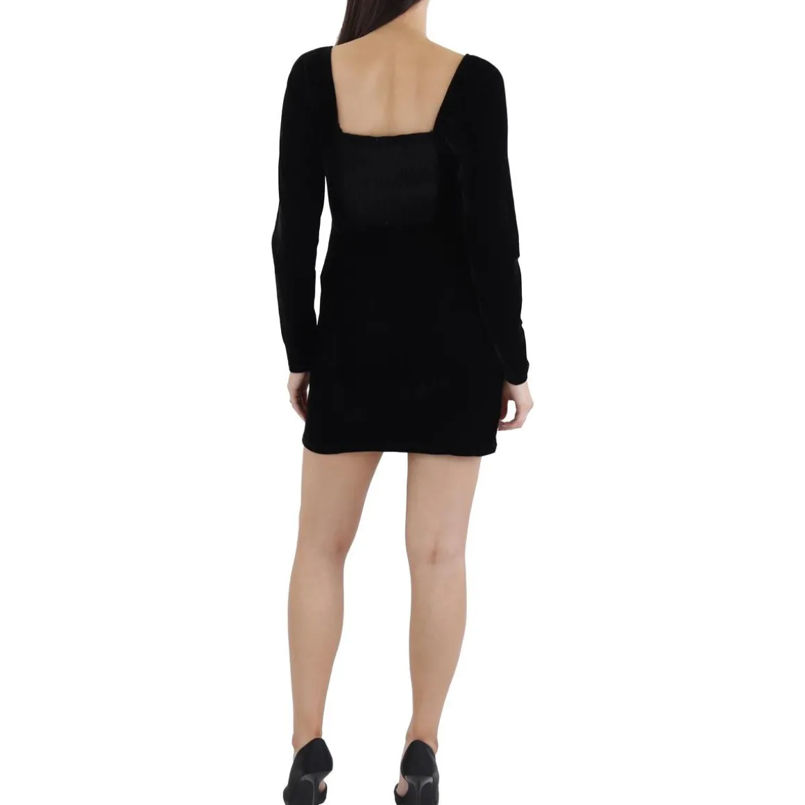 Stretch Velvet Mini Dress