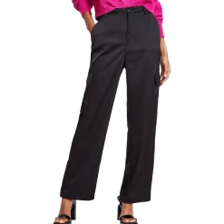 Stretch Wide Leg Cargo Pants