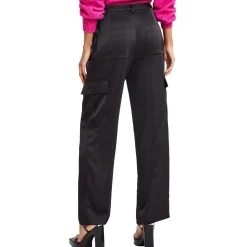 Stretch Wide Leg Cargo Pants