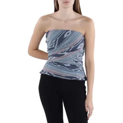 Stripe Half top Blouse