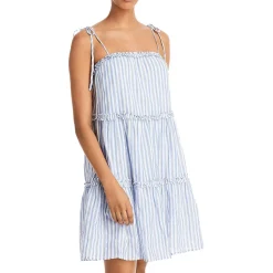 Stripe Short Mini Dress