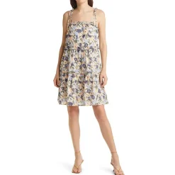 Stripe Short Mini Dress