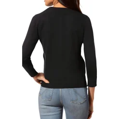 Striped Knit Cardigan Sweater