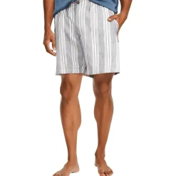 Striped Linen Casual Shorts