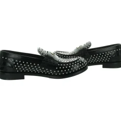 Studded Leather Loafers
