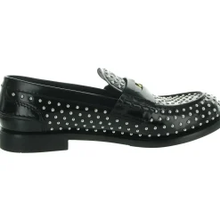 Studded Leather Loafers