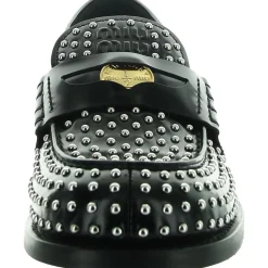 Studded Leather Loafers
