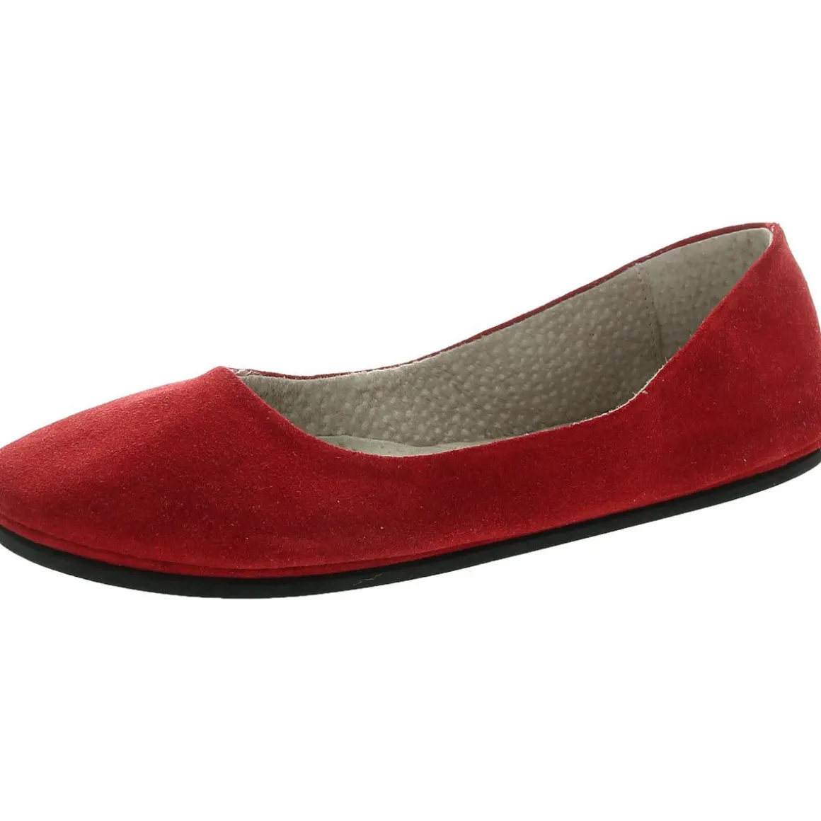 Suede Ballet Flats