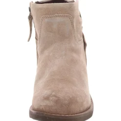 Suede Block Heel Ankle Boots