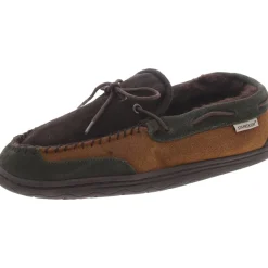 suede Flat Loafer Slippers