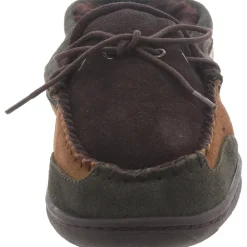 suede Flat Loafer Slippers