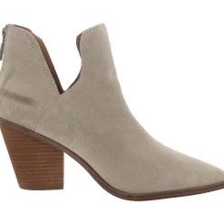 Suede Pointy Toe Booties