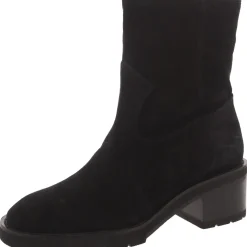 Suede Pull On Ankle Boots