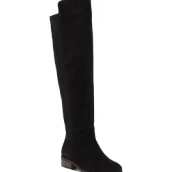 Suede Slouchy Almond Toe Over the Knee Boots