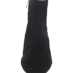 Suede Square Toe Ankle Boots