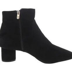 Suede Square Toe Ankle Boots