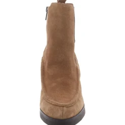 Suede Wedge Chelsea Boots