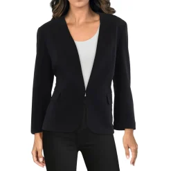 Suit Separate Office Collarless Blazer