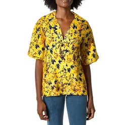 Sullivan Collar Linen Button-Down Top