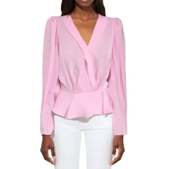 Surplice V-Neck Blouse