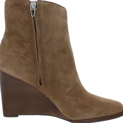 SUSANN Square Toe Wedge Boots