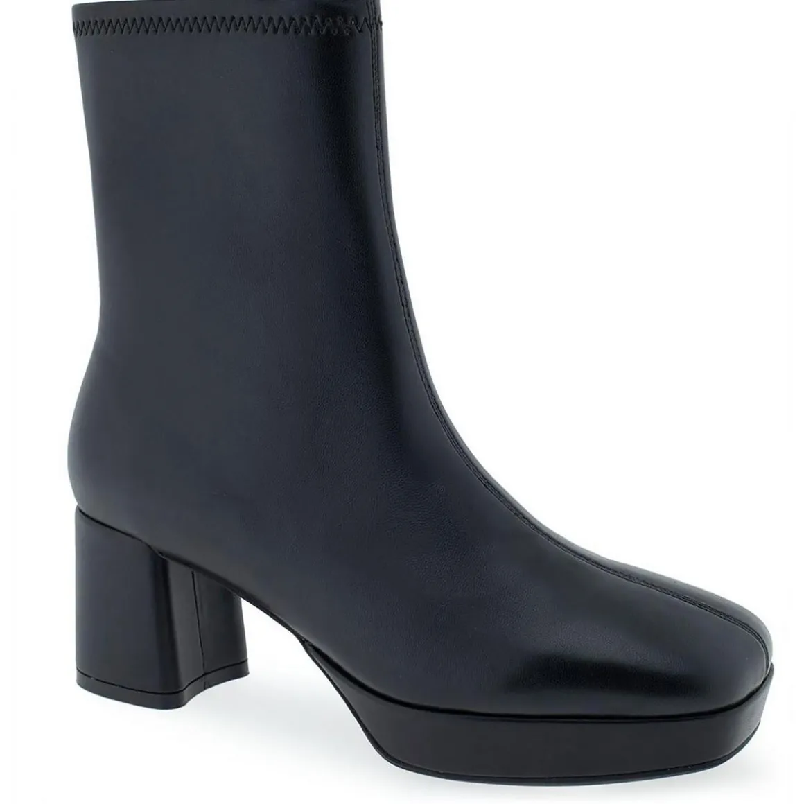 Sussex Patent Platform Ankle Boots