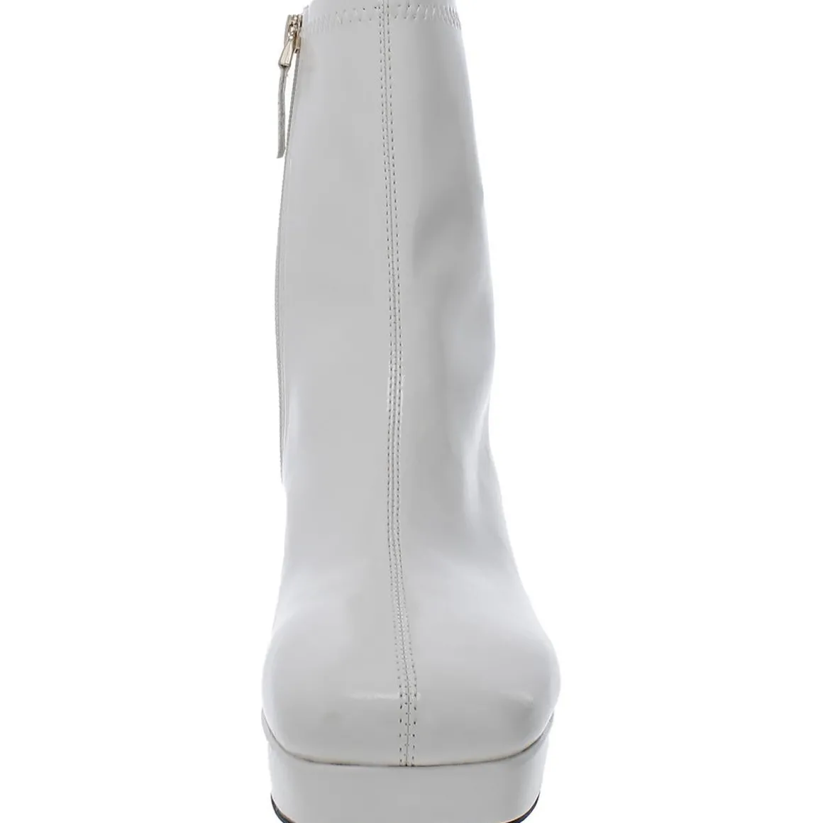 Sussex Patent Platform Ankle Boots