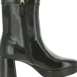 Sussex Patent Platform Ankle Boots