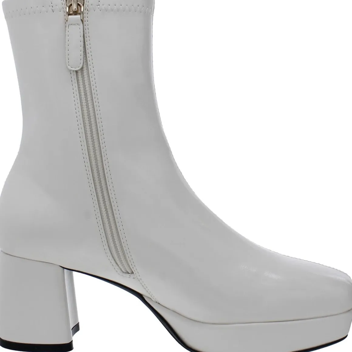 Sussex Patent Platform Ankle Boots