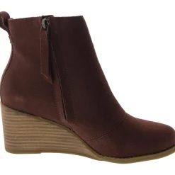 Sutton Suede Wedge Ankle Boots