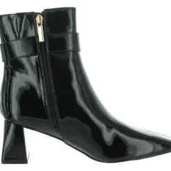 Sydney Buckle Faux Leather Ankle Boots
