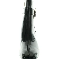 Sydney Buckle Faux Leather Ankle Boots