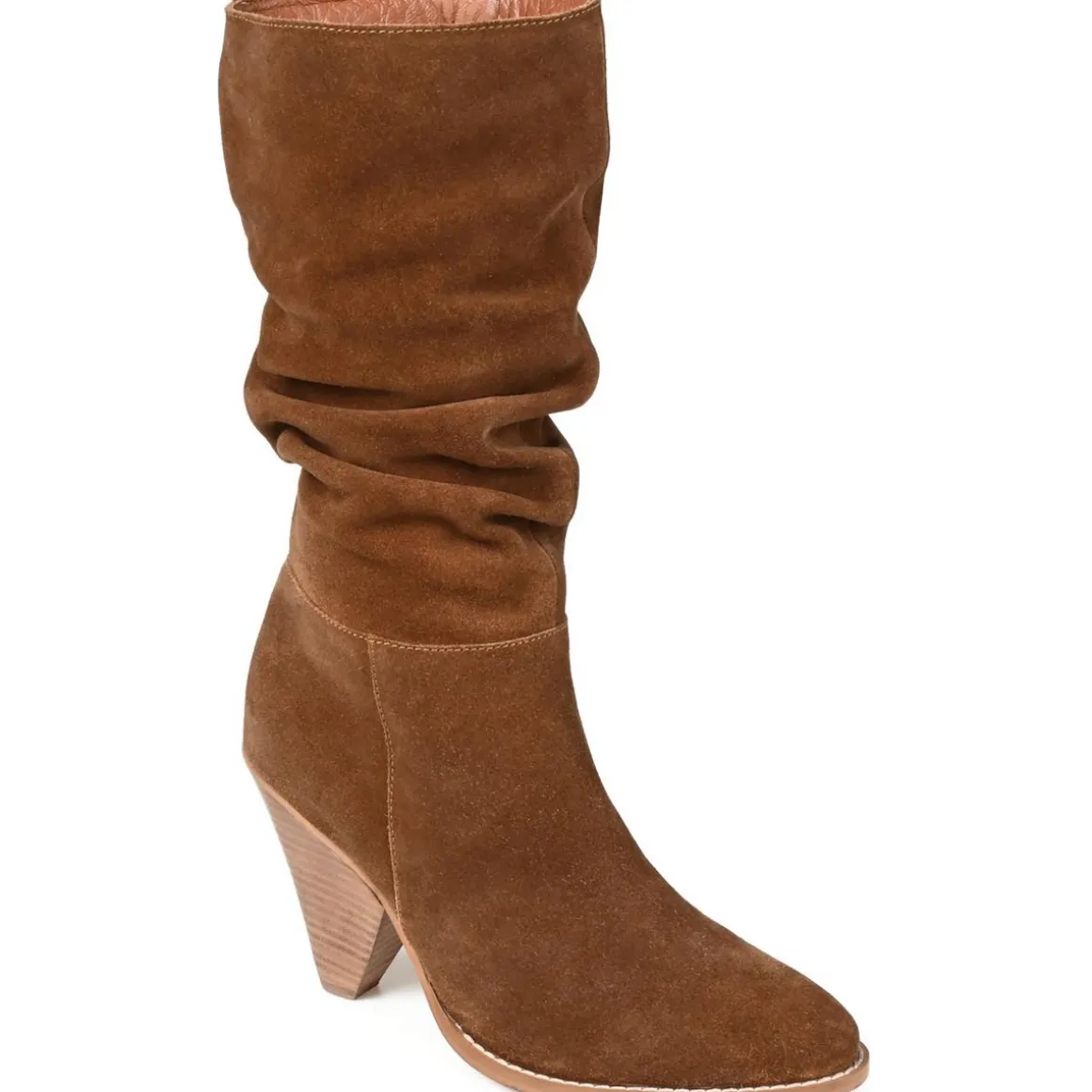 SYRINN Faux Suede Mid-Calf Boots