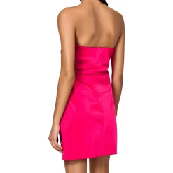 Talita Ruffled Satin Cocktail And Party Dress