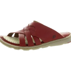 Tarpon Criss-Cross Leather Flatform Sandals