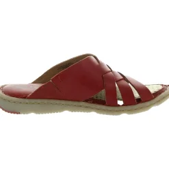 Tarpon Criss-Cross Leather Flatform Sandals