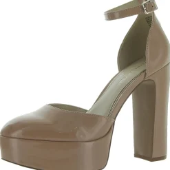 TATUM Faux Leather Almond toe Ankle Strap